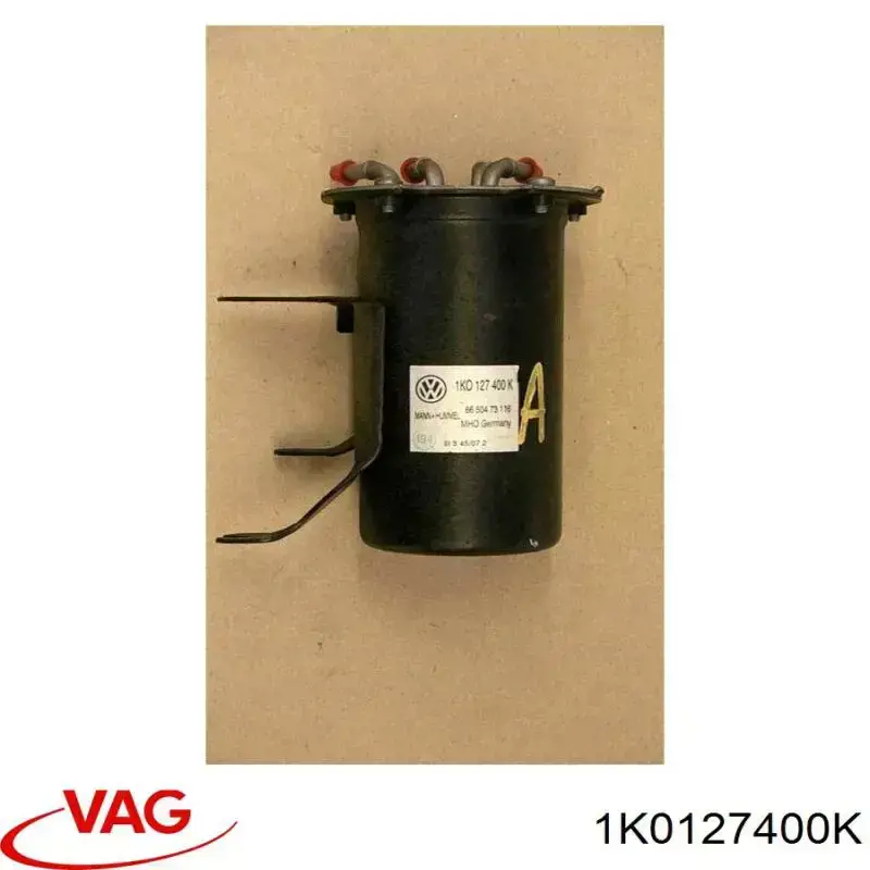 1K0127400K VAG Caja del filtro de combustible original y equivalente