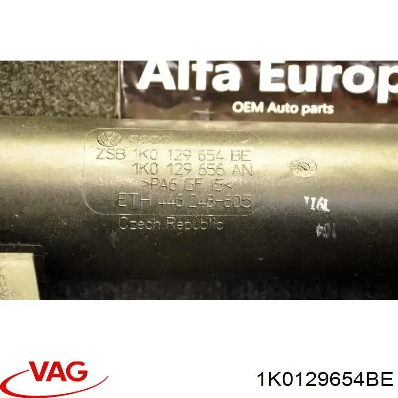 Патрубок воздушный, вход в турбину (наддув) VAG 1K0129654BE цена, от 5.17 USD