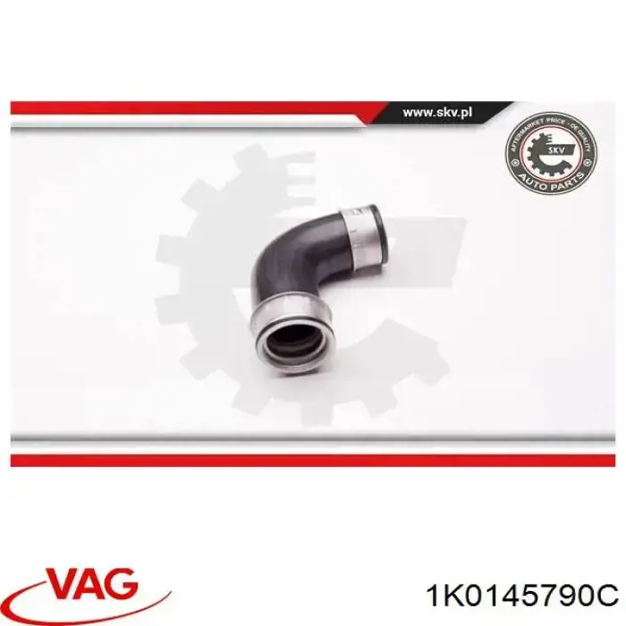Купить 1K0145790C VAG Патрубок интеркулера
