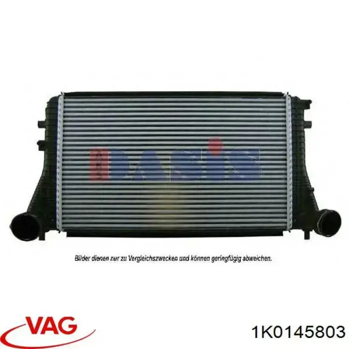 1K0145803 VAG radiador de intercooler
