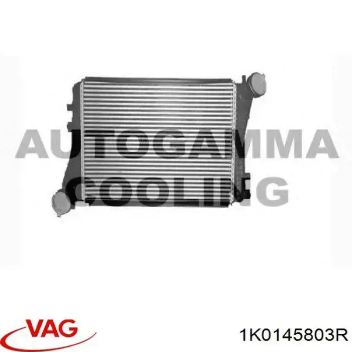 1K0145803R VAG radiador de intercooler