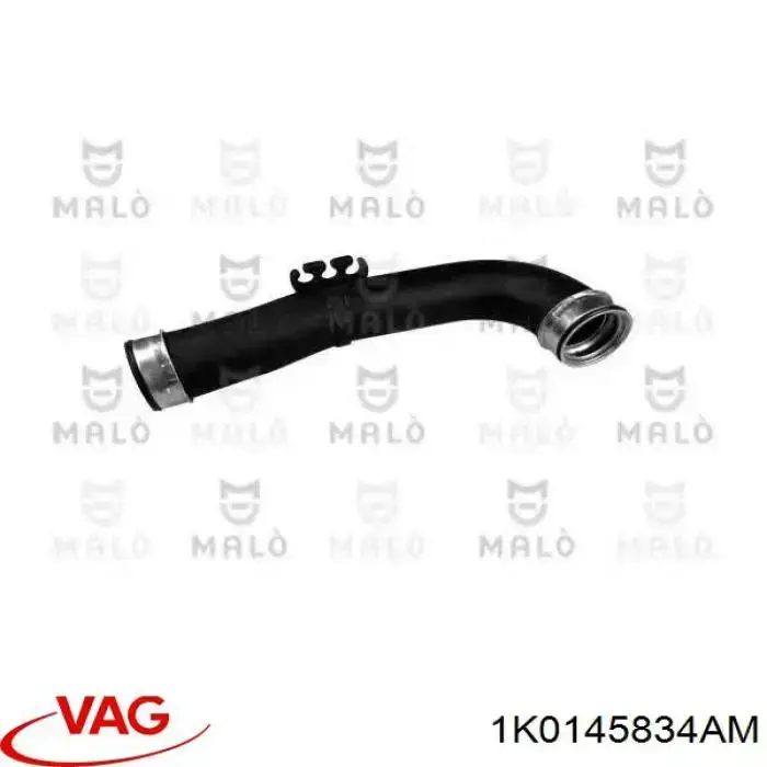 Шланг/патрубок интеркуллера VAG 1K0145834AM цена, от 12.67 USD