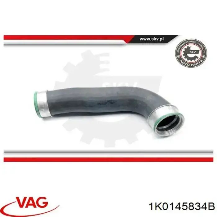 Патрубок интеркулера 1K0145834B VAG
