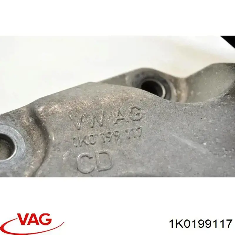Кронштейн подушки (опоры) двигателя, левой VAG 1K0199117