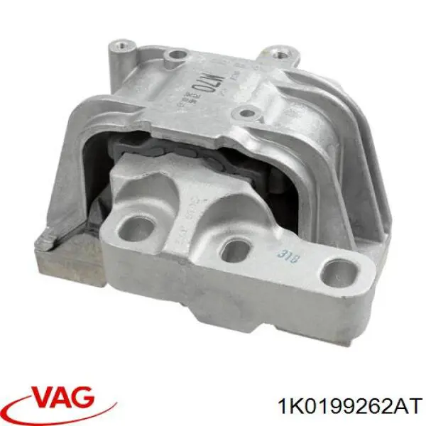 Купить 1K0199262AT VAG Правая опора двигателя