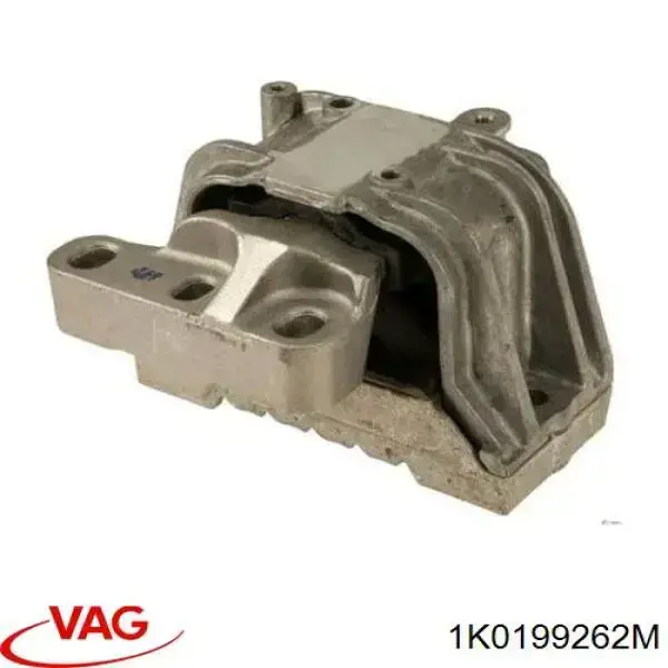 Подушка (опора) двигуна, права 1K0199262M VAG/Audi