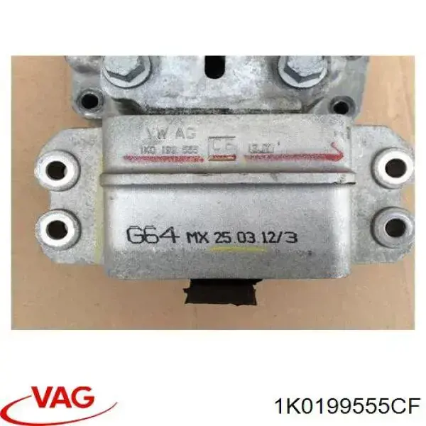 1K0199555CF VAG coxim (suporte esquerdo de motor)