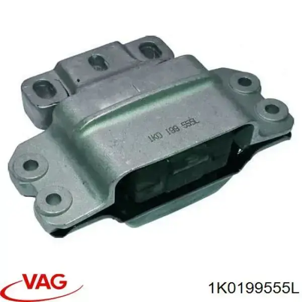 Soporte motor izquierdo 1K0199555L VAG/Audi