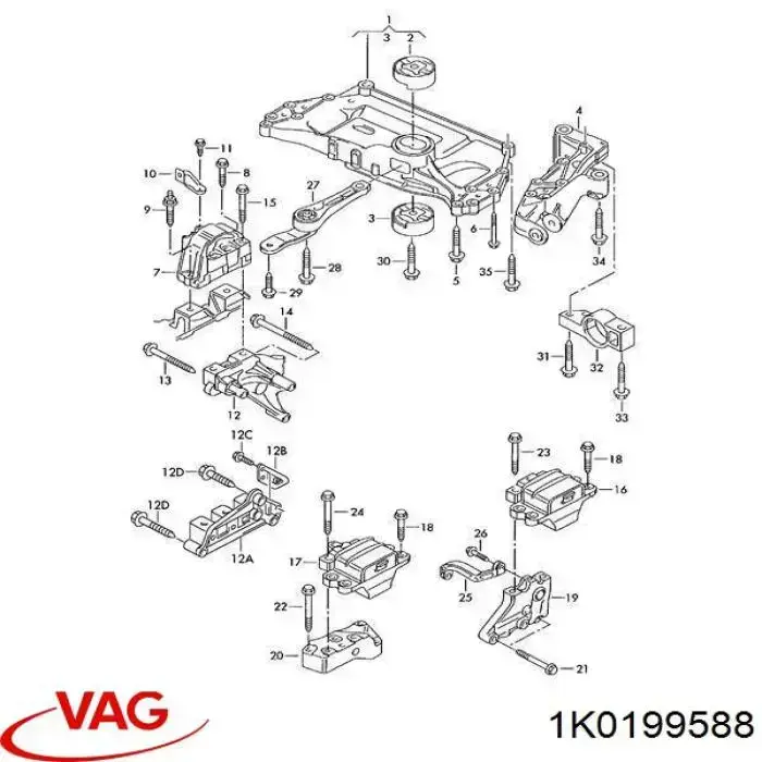  1K0199588 VAG