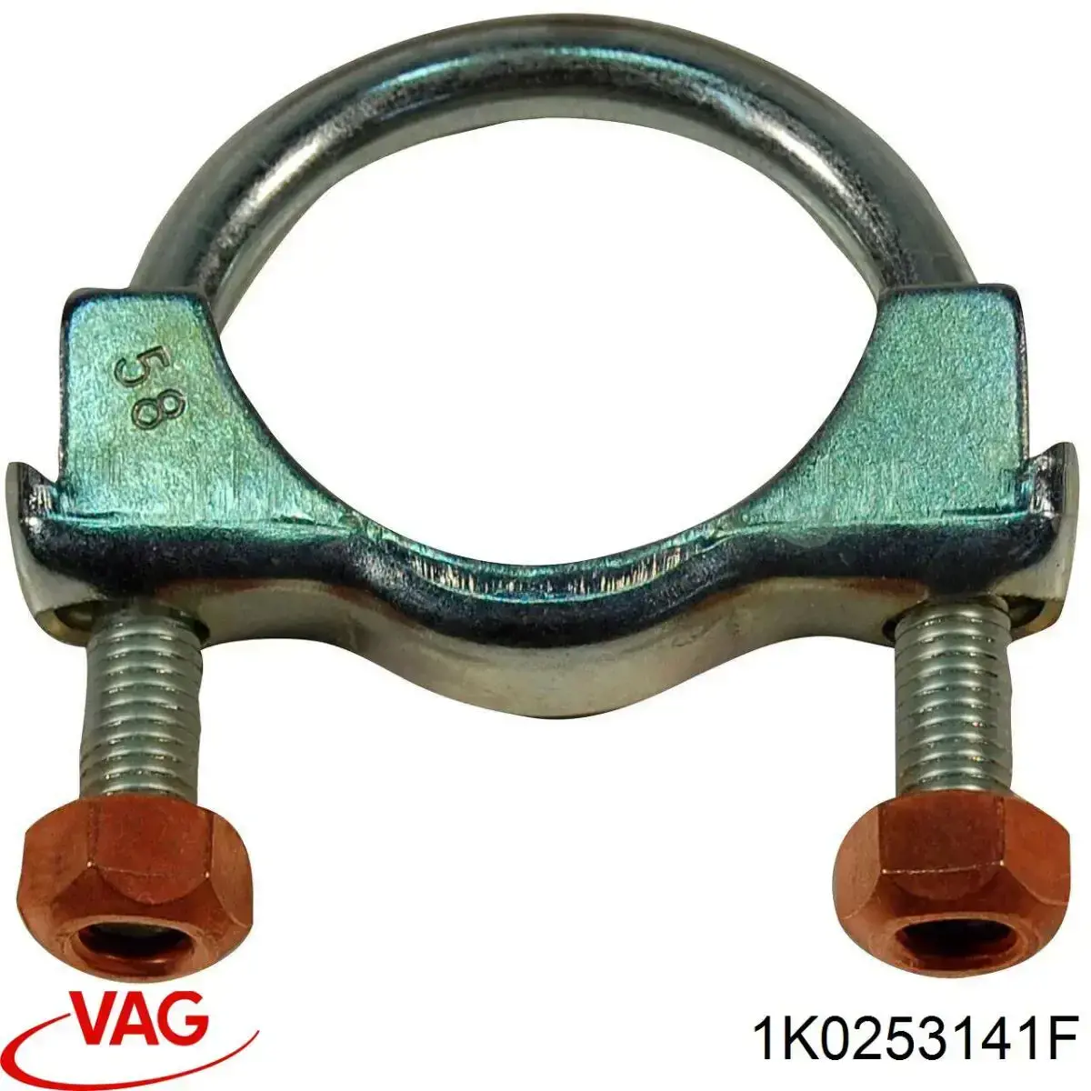 Хомут крепления глушителя передний VAG 1K0253141F цена, от 37.78 USD