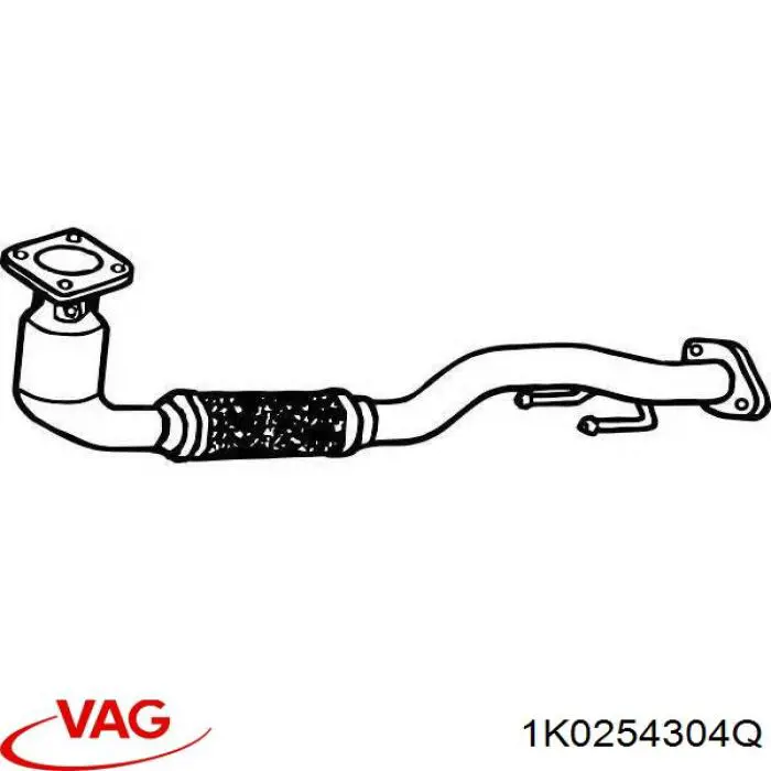 Трубы приемные (штаны) VAG 1K0254304Q цена, от 110.05 USD