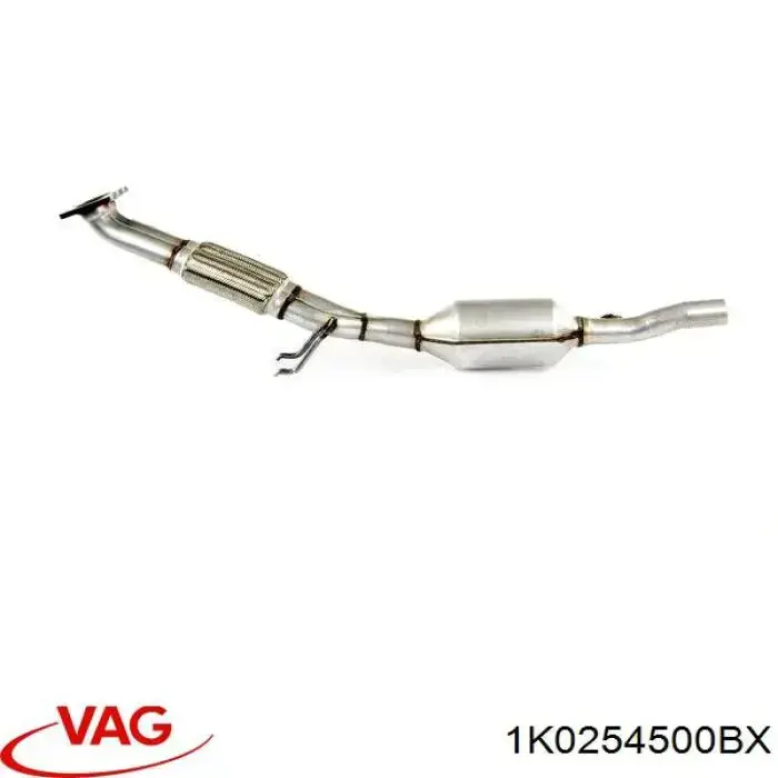 Купить 1K0254500BX VAG Передняя часть глушителя
