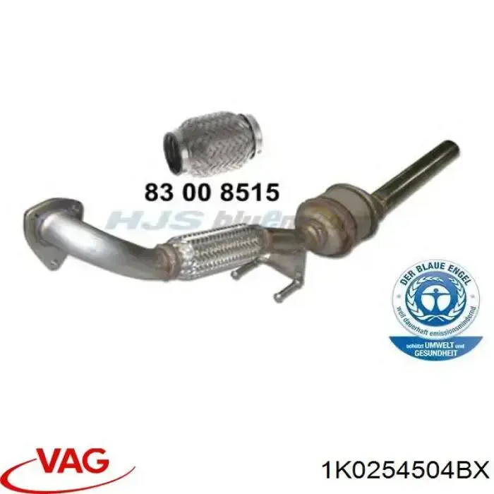 1K0254504BX VAG Конвертор-катализатор