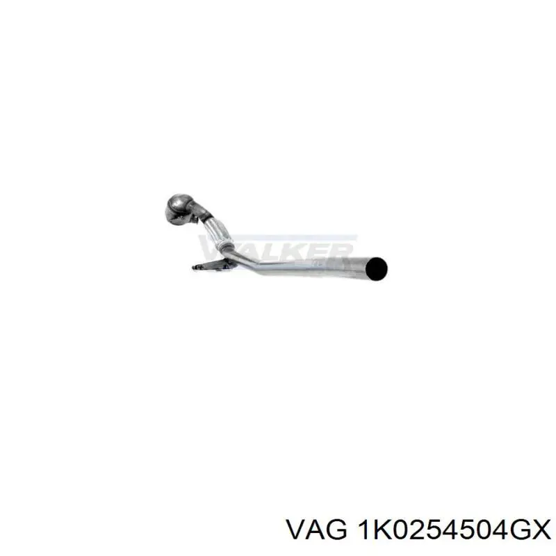 Купить 1K0254504GX VAG Передняя часть глушителя