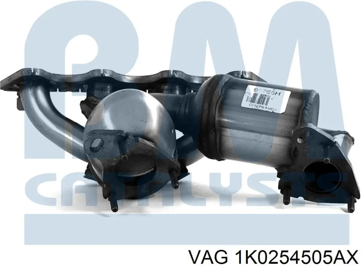 Купить 1K0254502LX VAG Передняя часть глушителя