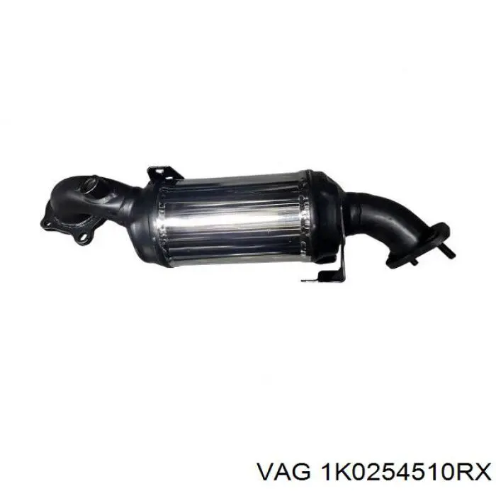 Купить 1K0254510RX VAG Передняя часть глушителя
