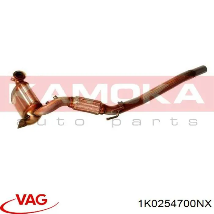 Купить 1K0254700NX VAG Передняя часть глушителя
