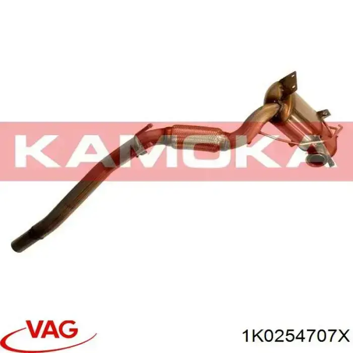 Купить 1K0254707X VAG Передняя часть глушителя