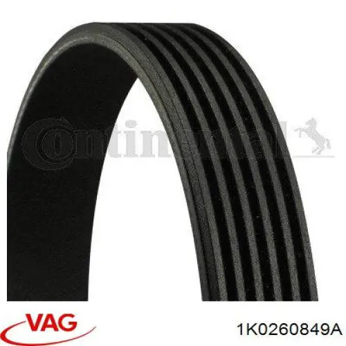 Клиновый ремень VAG 1K0260849A цена, от 10.59 USD