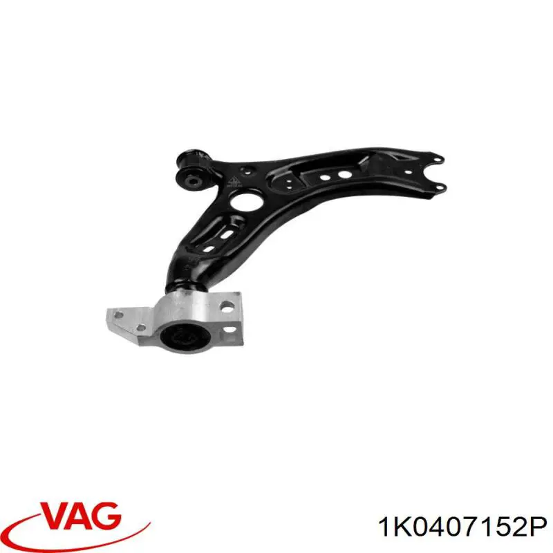 Купить 1K0407152P VAG Нижний правый рычаг передней подвески
