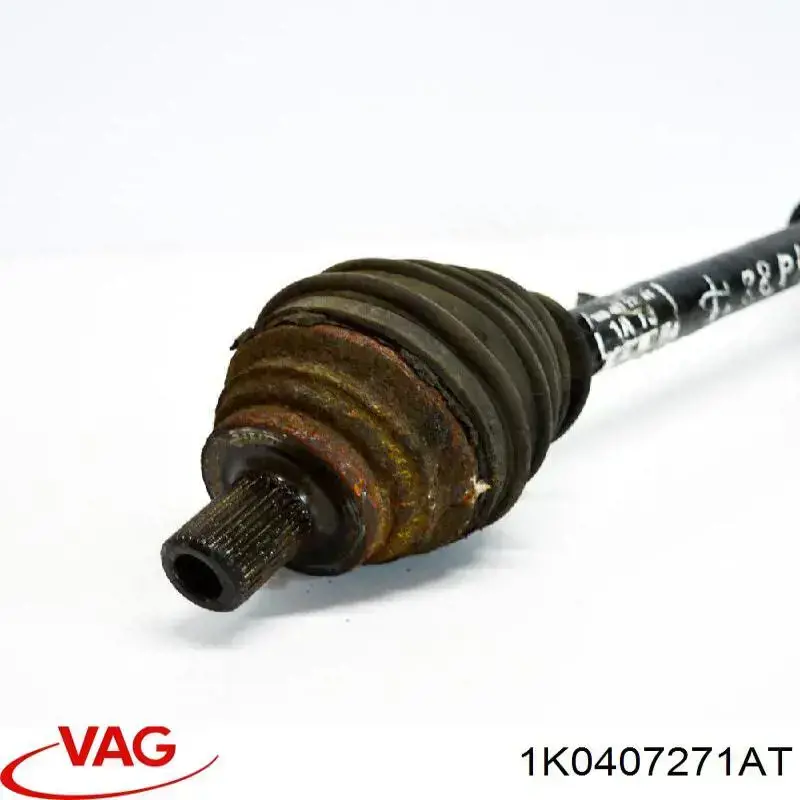 Левая полуось 1K0407271AT VAG