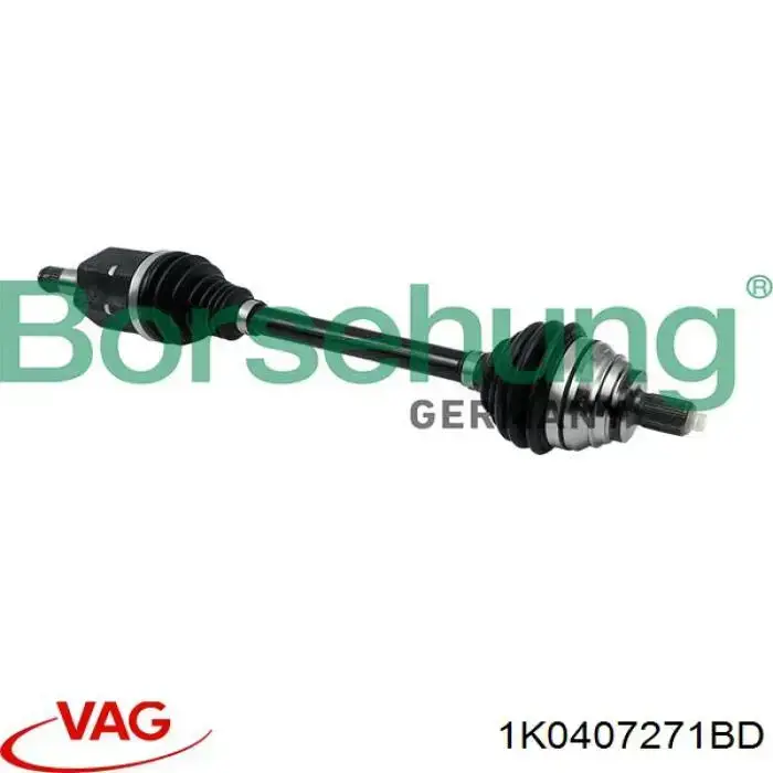 Купить 1K0407451RX VAG Привод в сборе левый