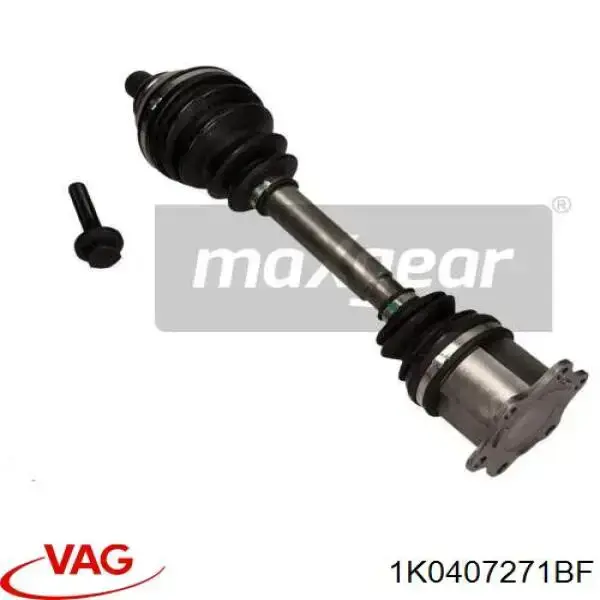 Привод передний левый VAG 1K0407763DX цена, от 96.78 USD