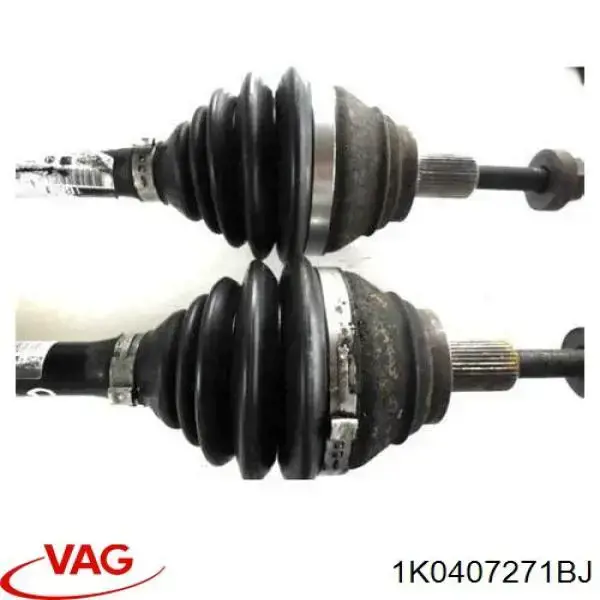 Купить 1K0407271BJ VAG Привод в сборе левый