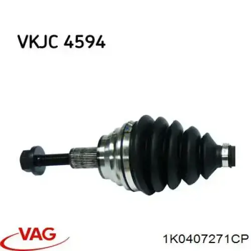 Купить 1K0407271CP VAG Привод в сборе левый