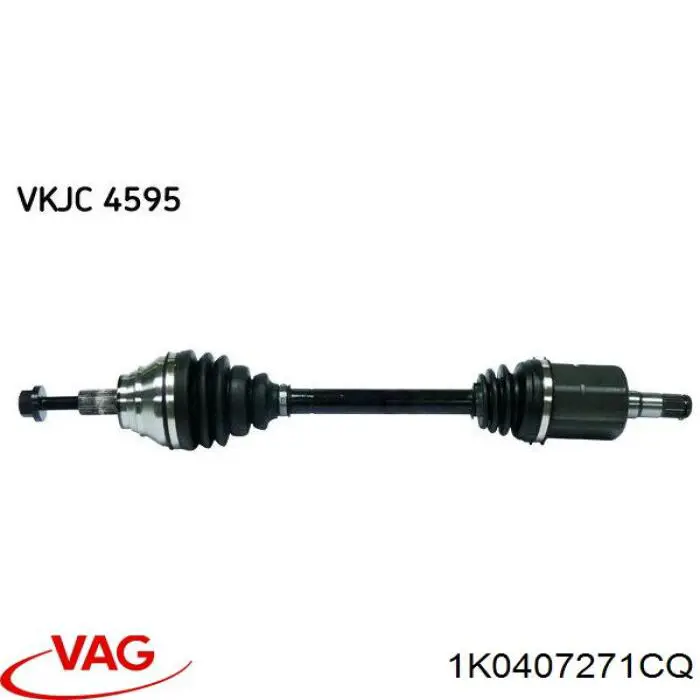 Левая полуось 5Q0407763DX VAG
