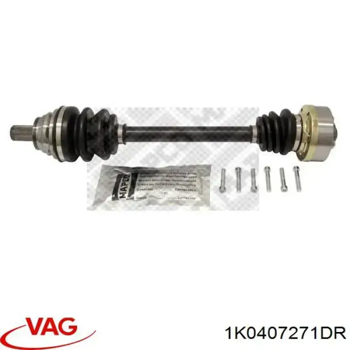 Привод передний левый VAG 1K0407271DR цена, от 107.71 USD