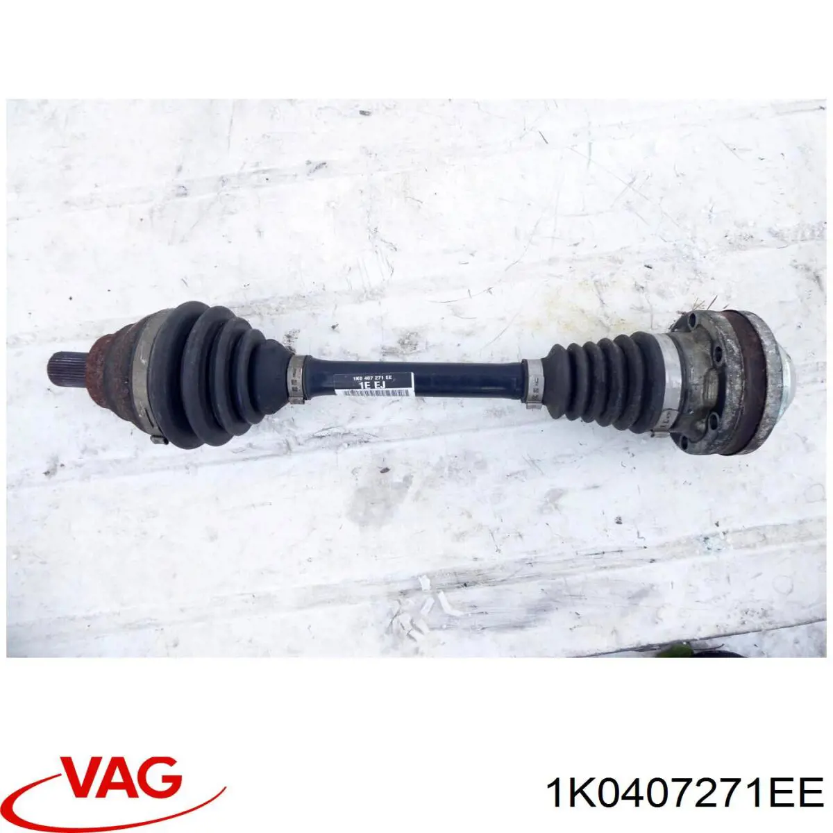 1K0407271EE VAG Полуось передняя левая