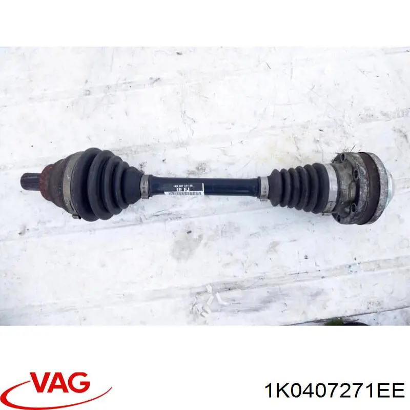 Левая полуось 1K0407271EE VAG