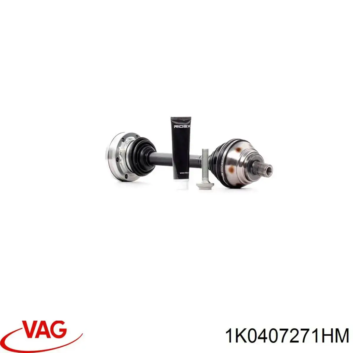1K0407271HM VAG Полуось передняя левая