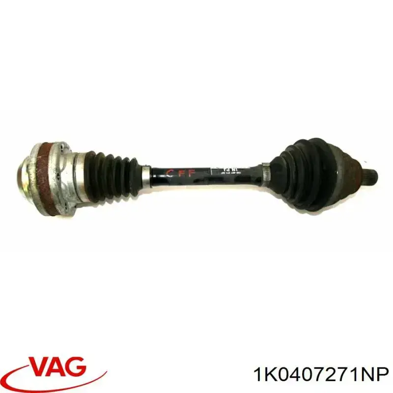Привод передний левый VAG 1K0407271NP цена, от 40.03 USD
