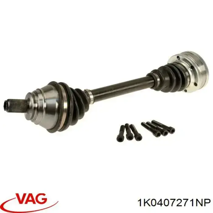Левая полуось 1K0407271NP VAG