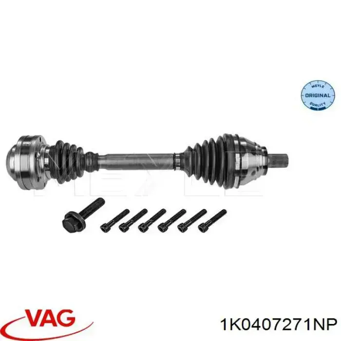 Купить 1K0407271NP VAG Привод в сборе левый