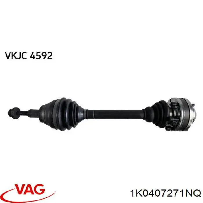Купить 1K0407271NQ VAG Привод в сборе левый
