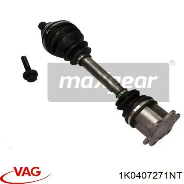Левая полуось 1K0407271NT VAG