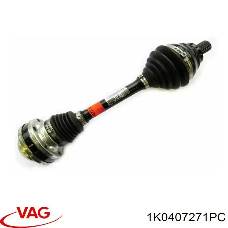 Левая полуось 1K0407271PC VAG