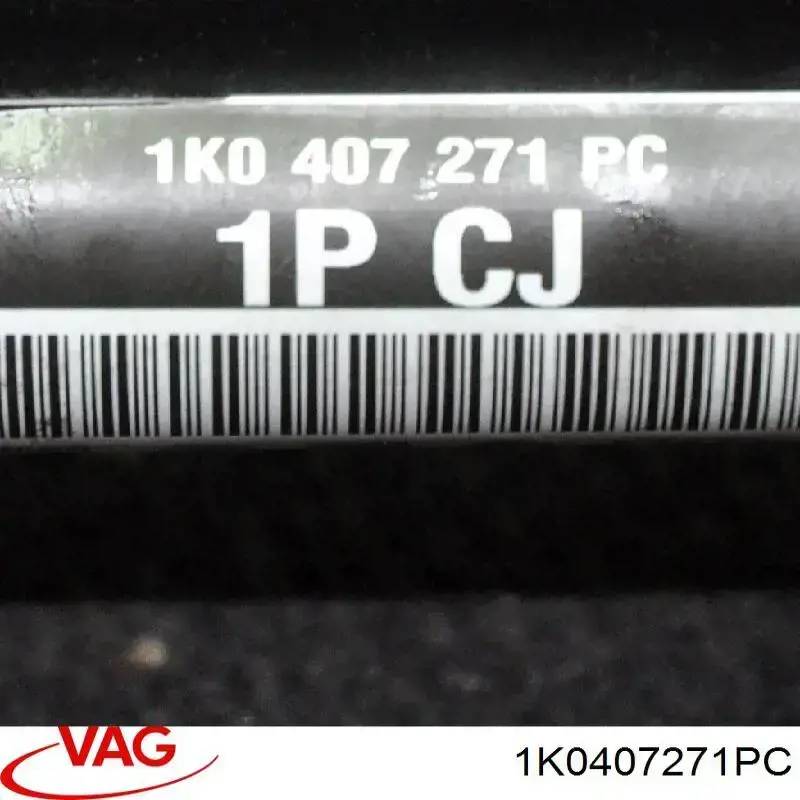 1K0407271PC VAG Полуось передняя левая