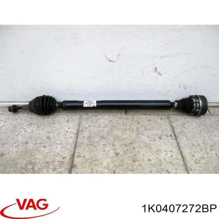 Правая полуось 1K0407272BP VAG
