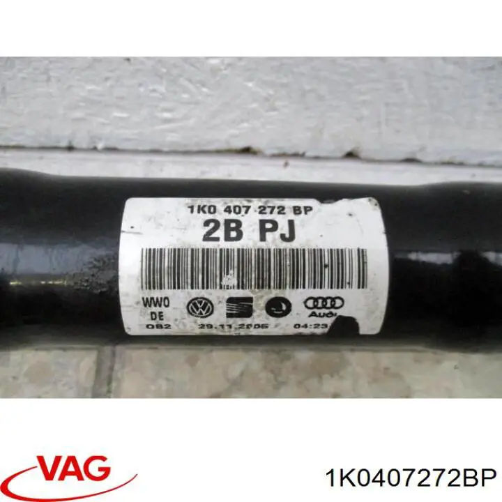 Привод передний правый VAG 1K0407272BP цена, от 63.96 USD