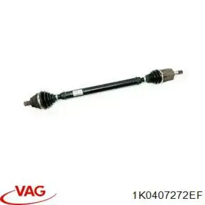 1K0407272EF VAG Полуось передняя, правая