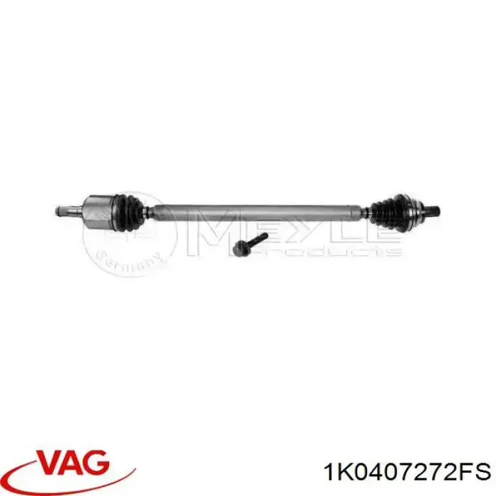 Привод передний правый VAG 1K0407272FS цена, от 91.49 USD