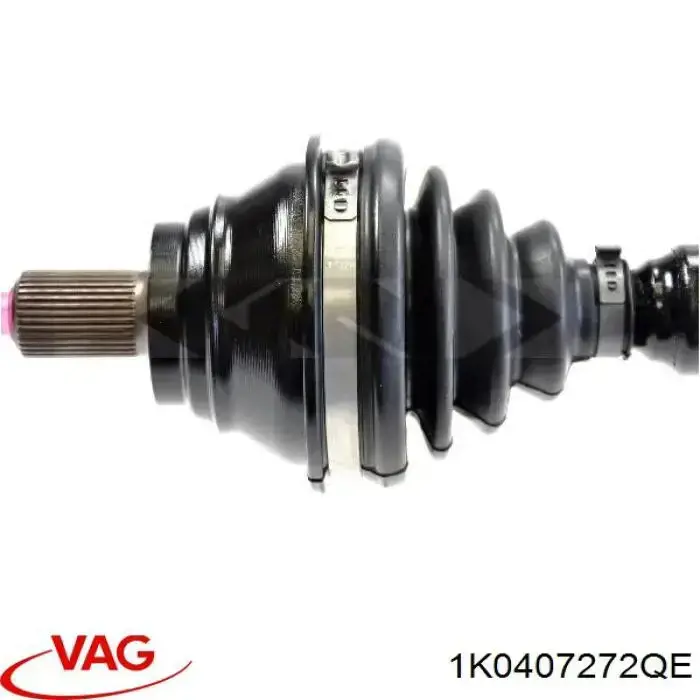 Привод передний правый VAG 1K0407272QE цена, от 63.35 USD