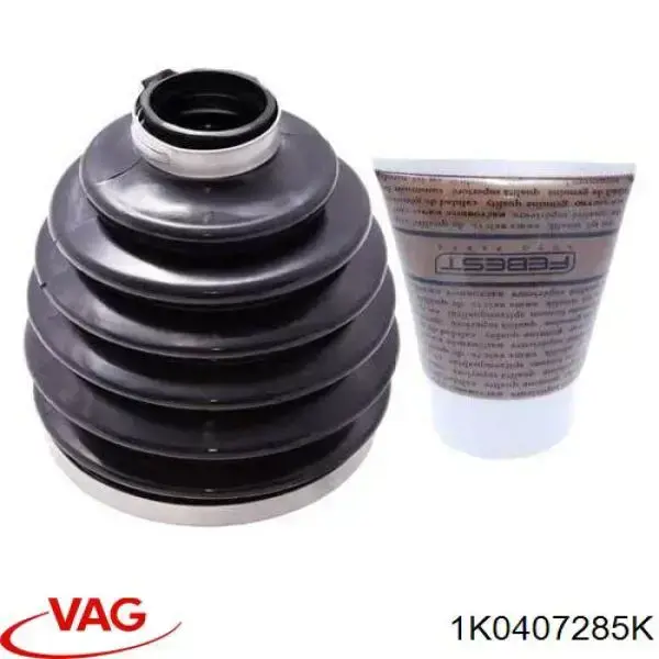 1K0407285K VAG Fuelle de transmisión delantero exterior original y equivalente