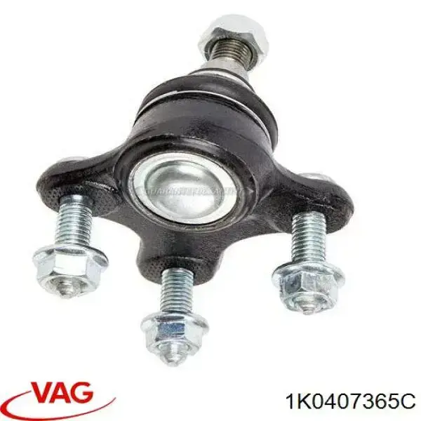 Нижняя левая шаровая опора 1K0407365C VAG