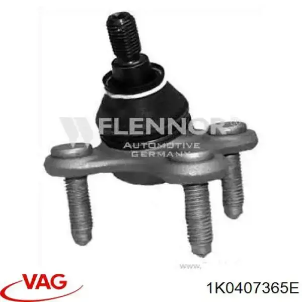 Нижняя левая шаровая опора VAG 1K0407365E цена, от 17.52 USD