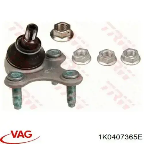Купить 1K0407365E VAG Шаровая опора, нижняя, левая